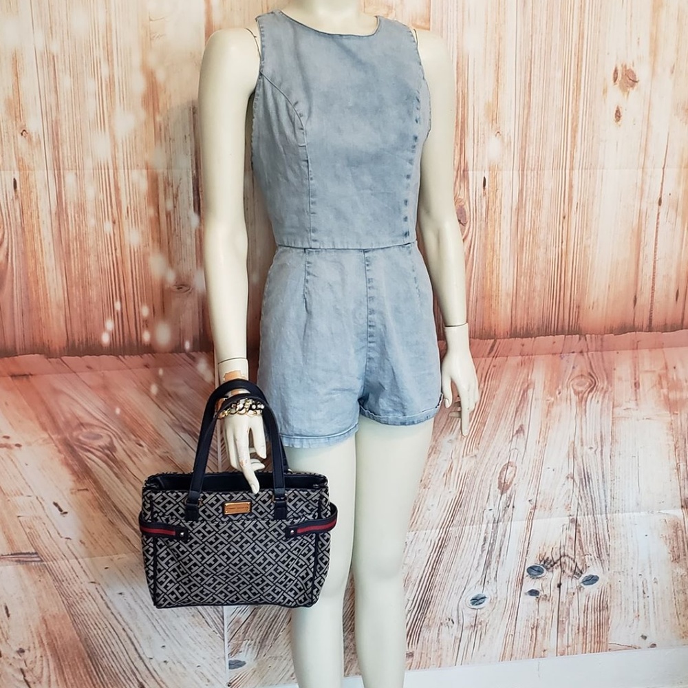 MEBON SELF JEAN SUMMER SHORTS ROMPER SM